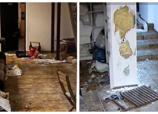 Cine sunt tinerii care au distrus vila inchiriata de Revelion, in Bucuresti Vila distrusa in Bucuresti