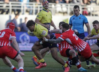 Romania, victorioasa in fata Rusiei Rugby Romania-Rusia