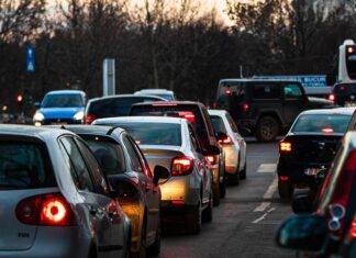 Trafic aglomerat in Bucuresti