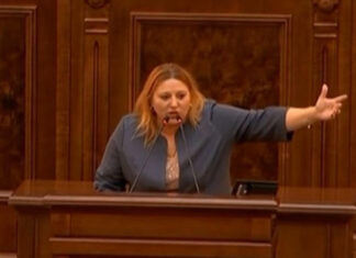 Diana Sosoaca in vizita la ambasada Rusiei