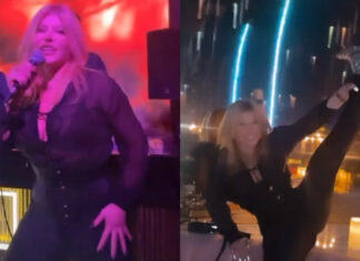 Loredana Groza, show intr-un restaurant din Bucuresti Loredana Groza