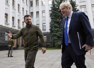 Boris Johnson la Kiev