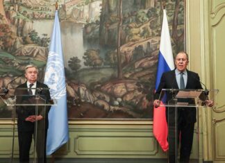 Seful ONU l-a enervat pe Lavrov Guterres si Lavrov