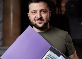 Zelenski lauda curajul ucrainenilor Zelenski lauda curajul ucrainenilor