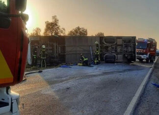 Accident rutier in Spania