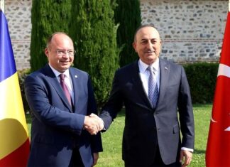 Bogdan Aurescu si Mevlut Cavusoglu