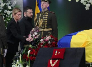 Funeraliile fostului presedinte al Ucrainei