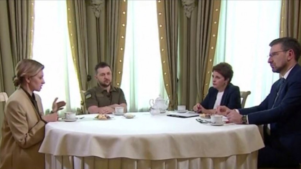 Primul interviu al lui Zelenski alaturi de sotia sa, Olena Primul interviu al lui Zelenski alaturi de sotia sa, Olena