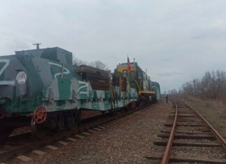 Trenuri deraiate in Ucraina